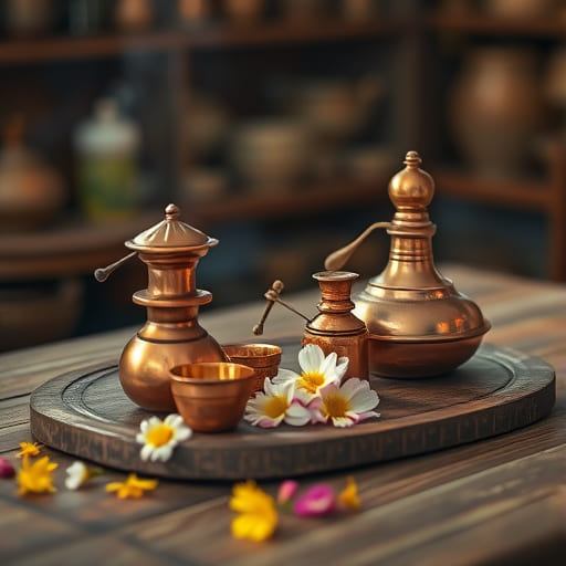 Perfume making process at Scentopia