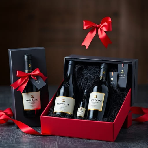 Corporate gifting presentation with luxury boxes