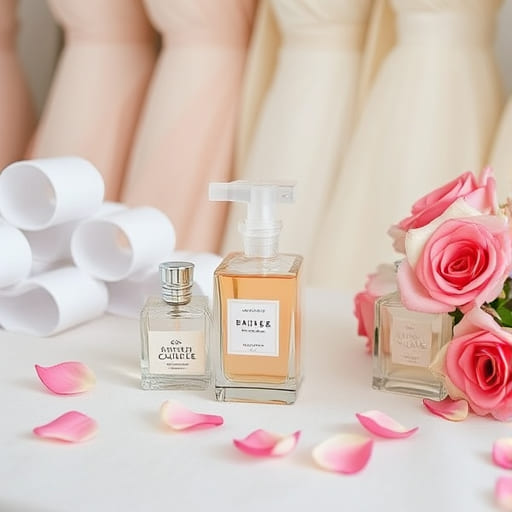 Bridal perfume consultation setup